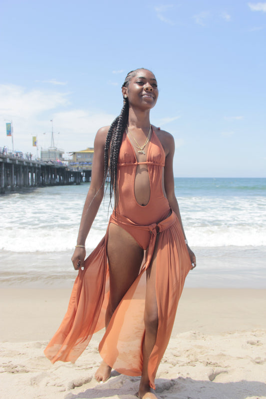 Summer Breeze 2 Piece Tie Up Skirt